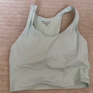 High Neck Mint green  Sports bra